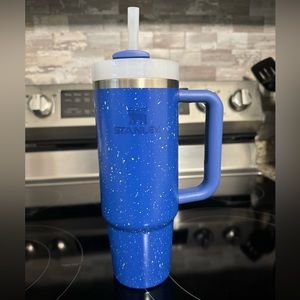 30 oz blue speckled Stanley